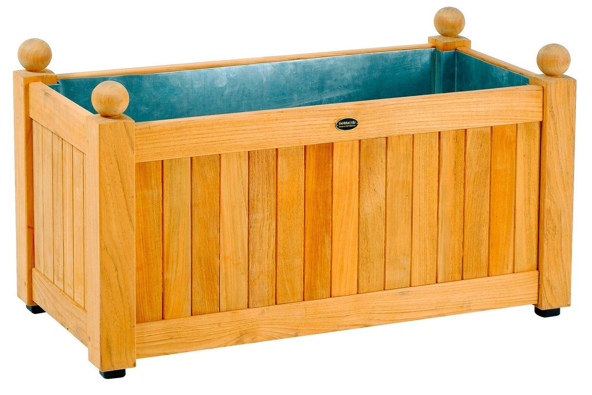 Les Jardins Bac à fleurs 90x45cm Teck