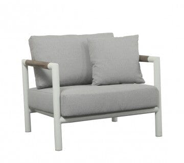 Les Jardins Bastingage Fauteuil club Structure Blanc