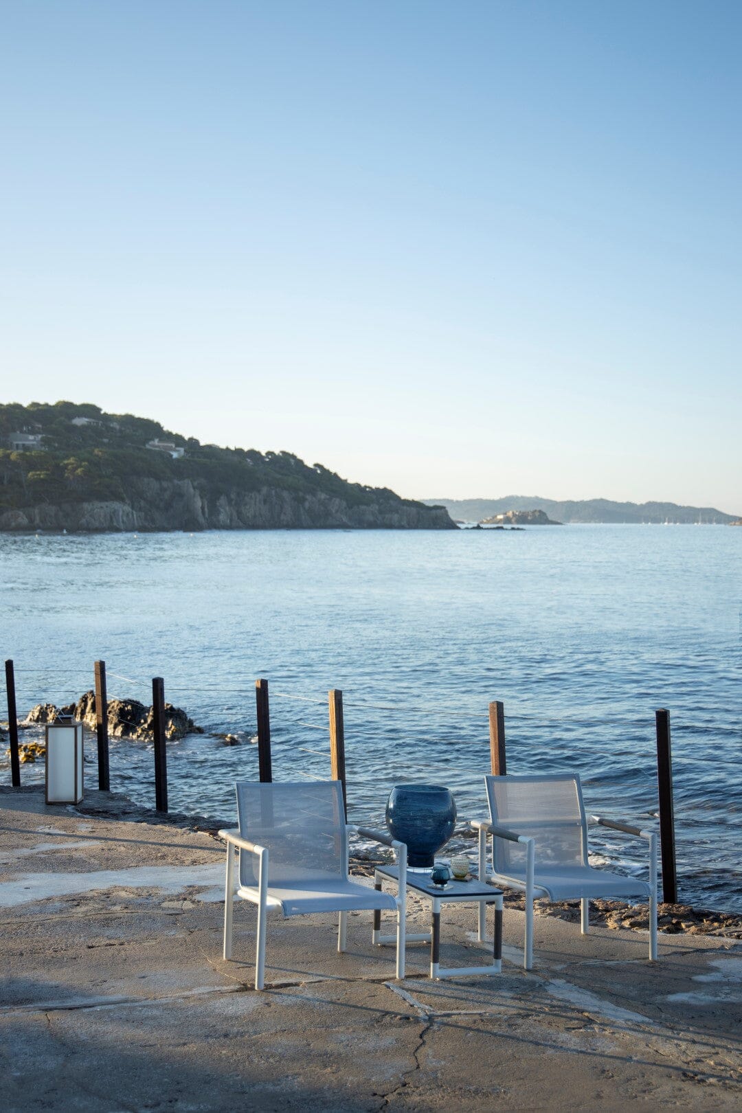 Les Jardins Bastingage Table basse 70x35cm