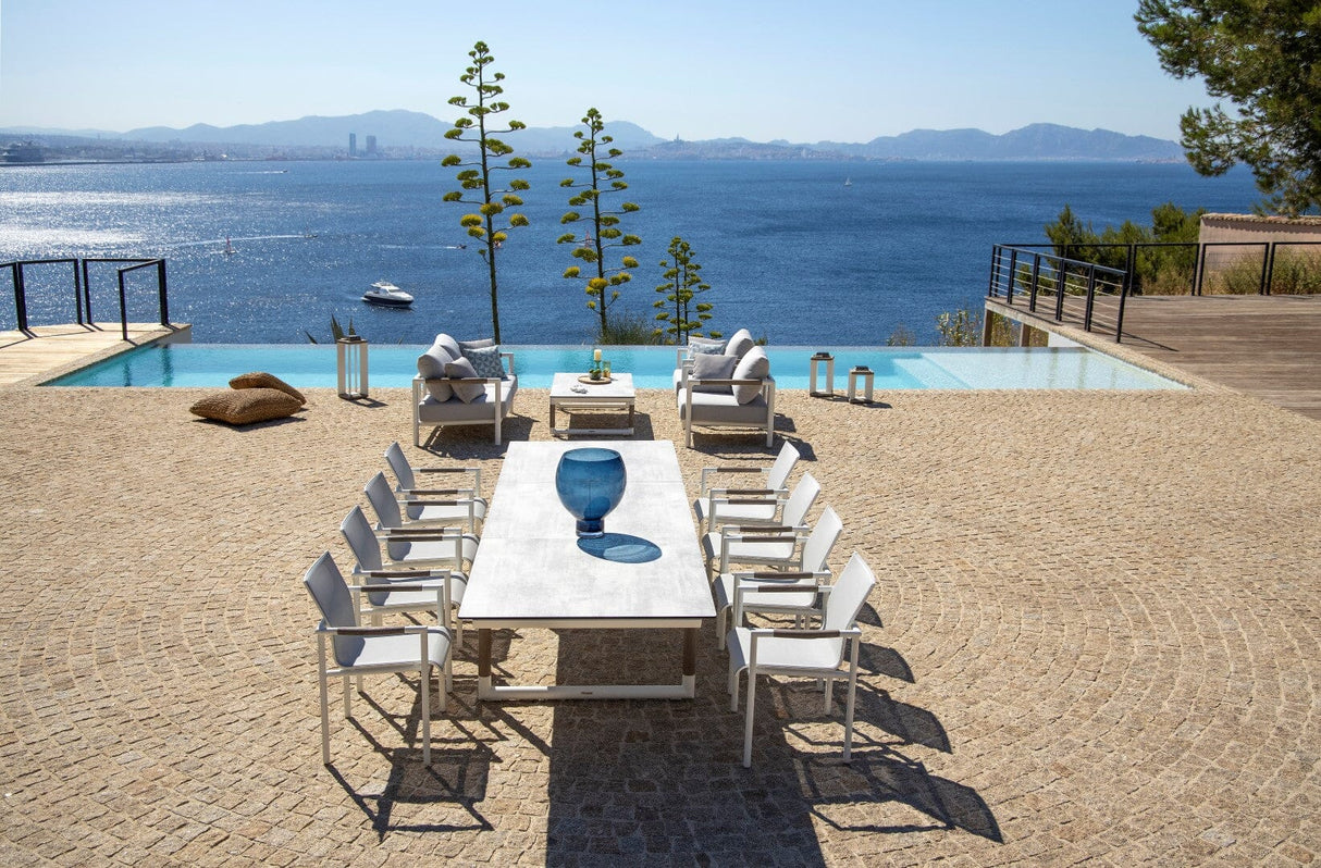 Les Jardins Bastingage Table extensible 210/315x105cm