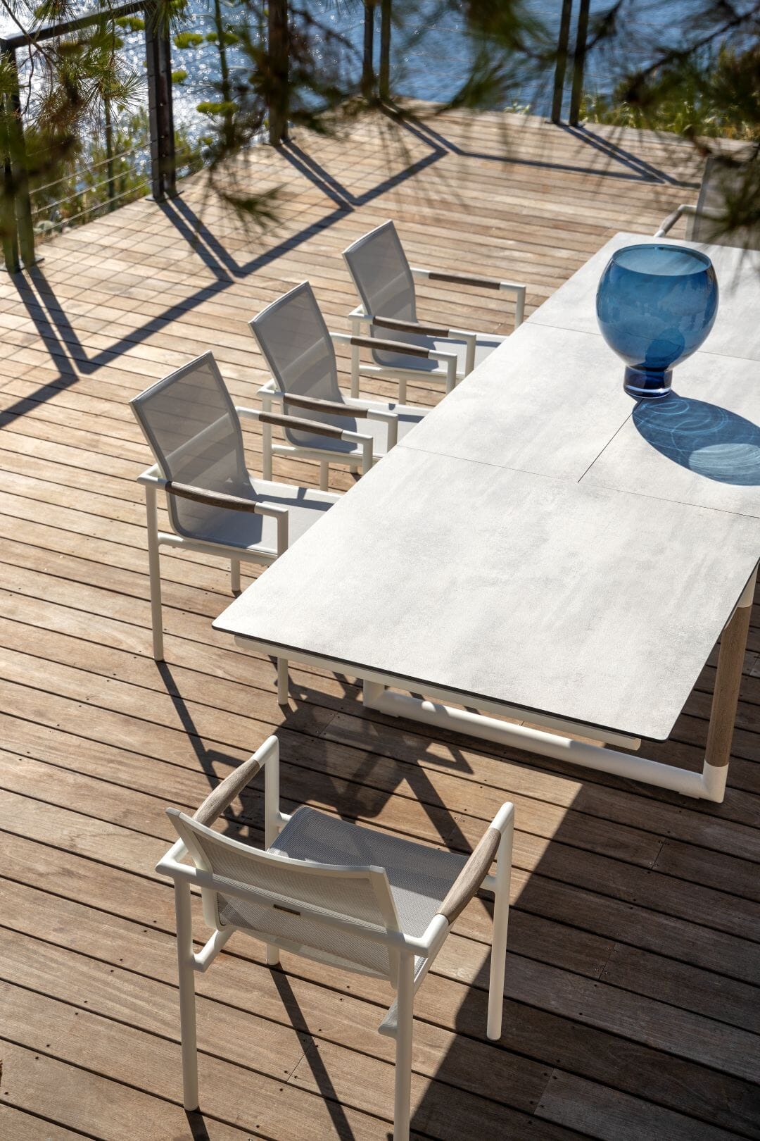 Les Jardins Bastingage Table extensible 210/315x105cm