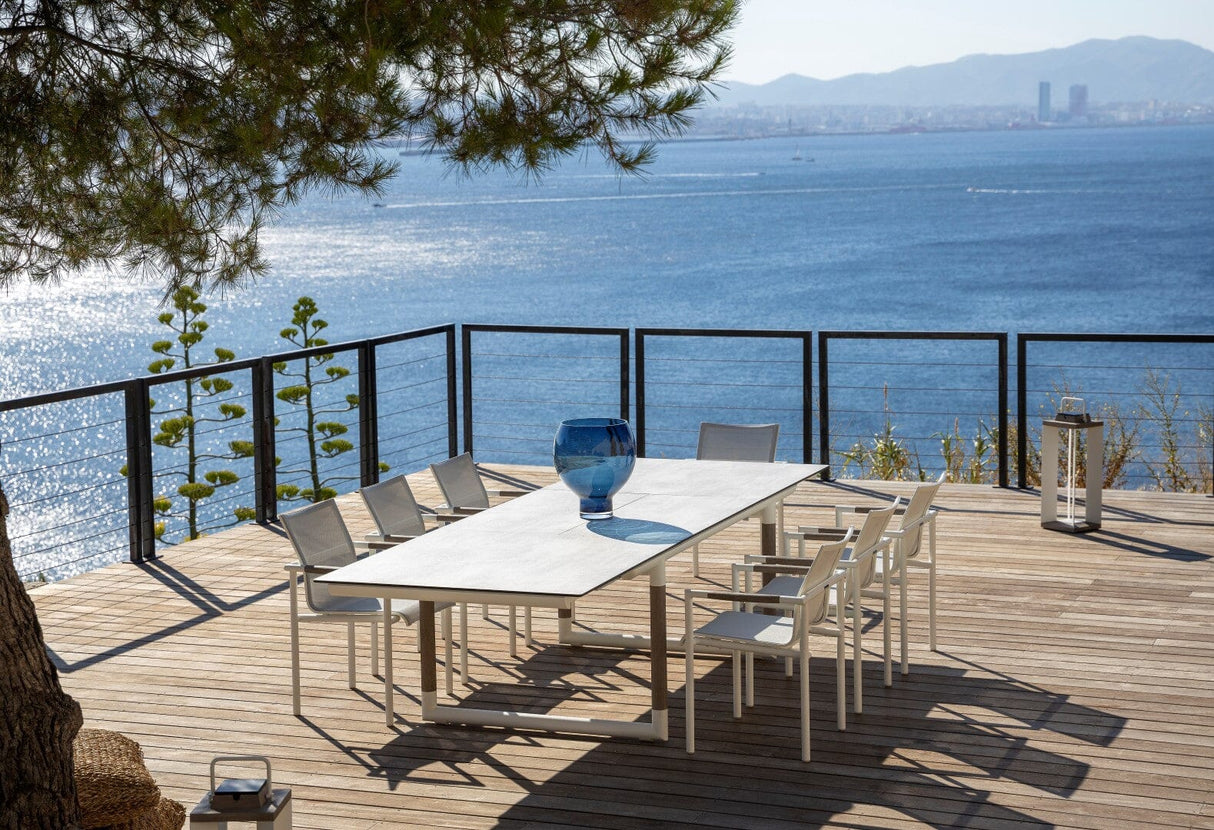 Les Jardins Bastingage Table extensible 210/315x105cm