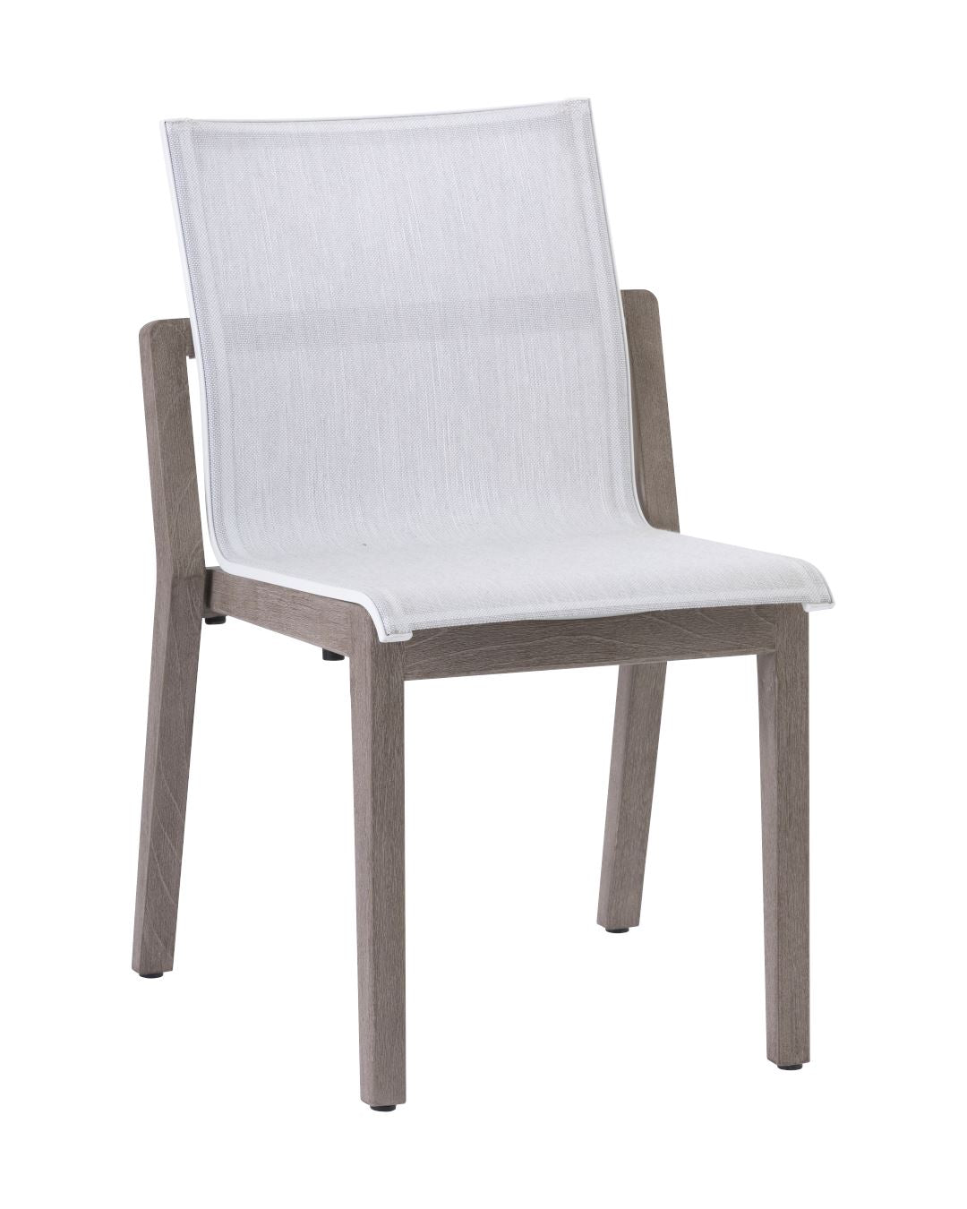 Les Jardins Copenhague Chaise de repas Toile Eden blanc chiné