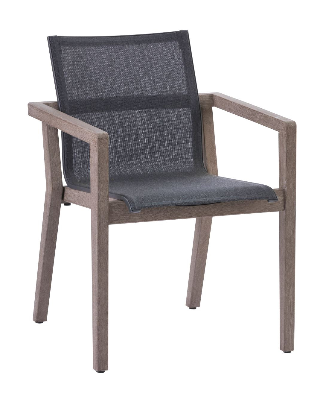 Les Jardins Copenhague Fauteuil repas Toile Eden gris chiné