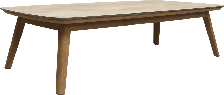 Les Jardins Copenhague Table basse 160x80cm Duratek - HPL Beton Ciré