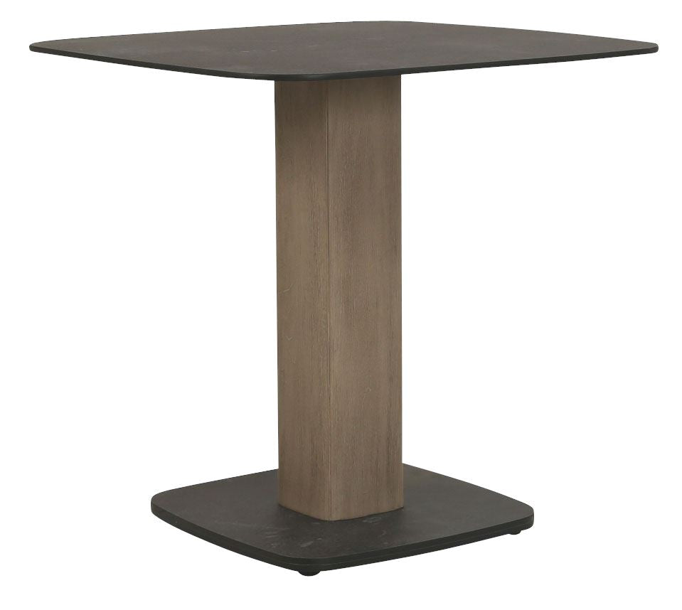 Les Jardins Copenhague Table Bistro 80x80cm Duratek - HPL Ardoise
