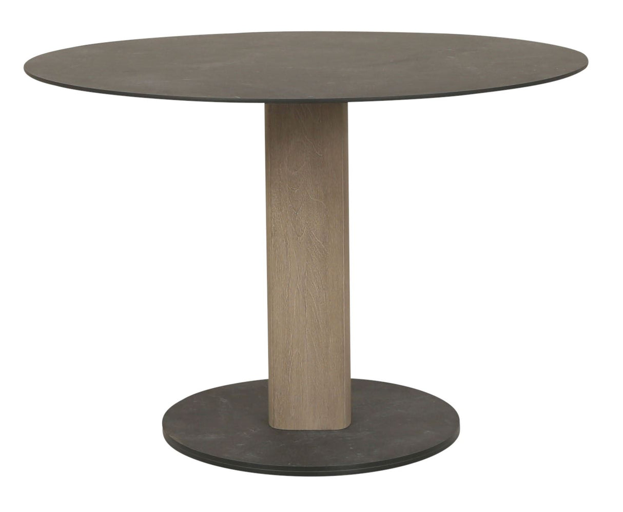 Les Jardins Copenhague Table Bistro ronde Ø110cm Duratek - HPL Ardoise