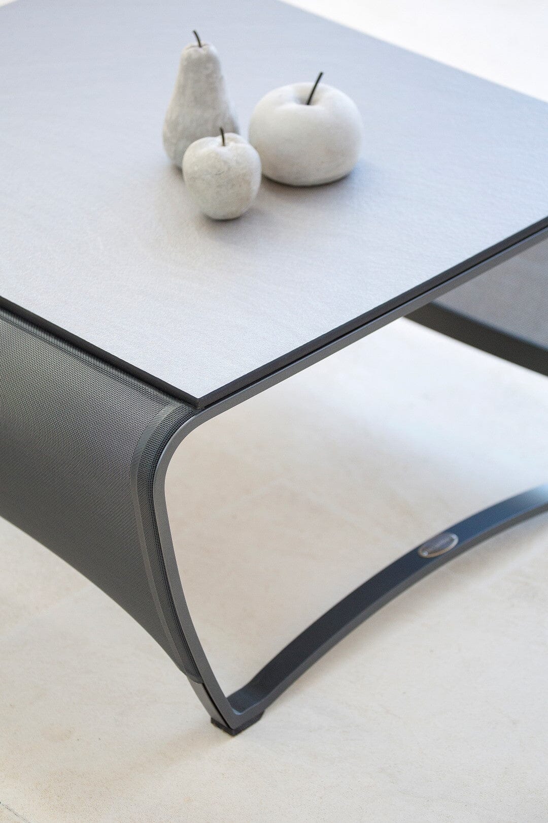 Les Jardins Jet Stream Table basse carrée 70x70cm