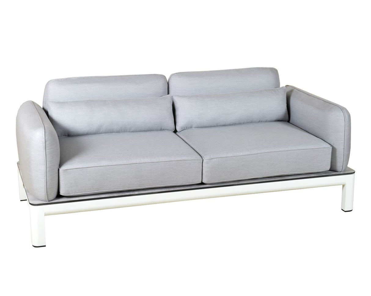 Les Jardins Koton / Tekura Coussins pour canapé Tissu Sunbrella Gris clair