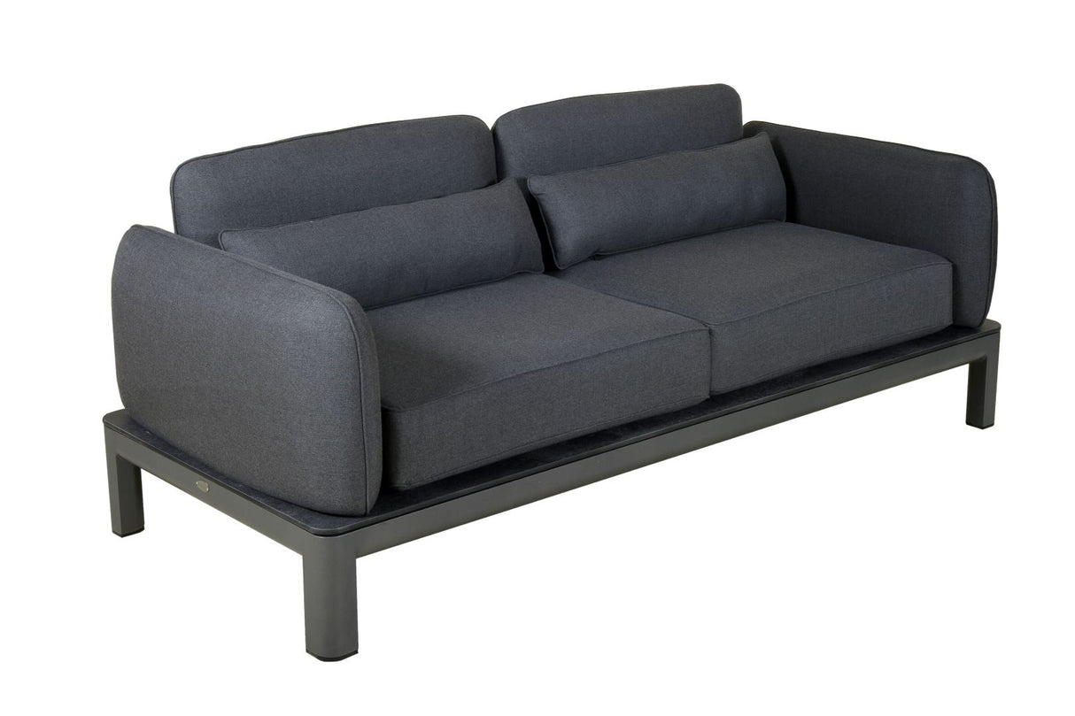 Les Jardins Koton / Tekura Coussins pour canapé Tissu Sunbrella Gris Grafito