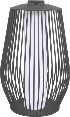 Les Jardins Mandaley Lanterne solaire Ø40cm h:84.5cm Gris Espace