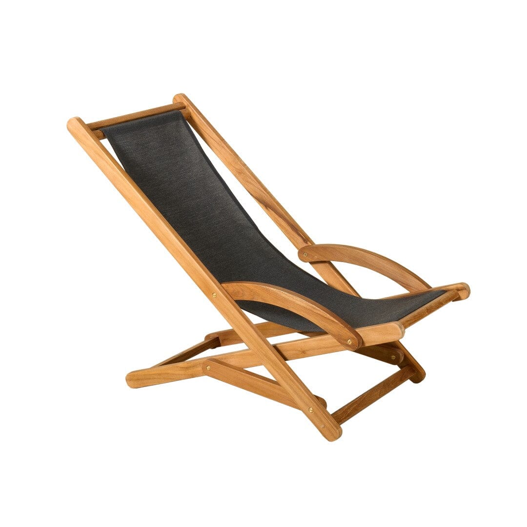 Les Jardins Marina Armature chilienne en teck, toile en sus