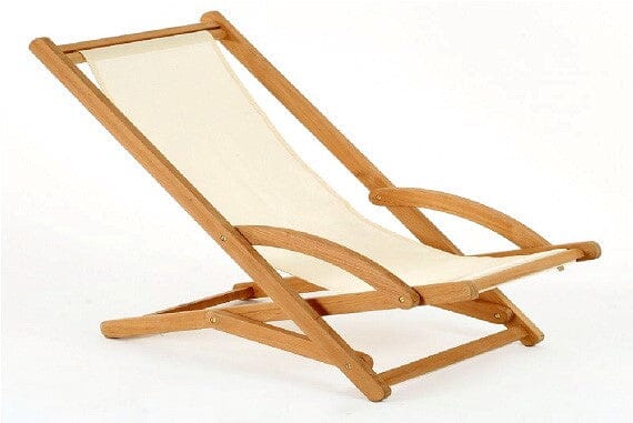 Les Jardins Marina Armature chilienne en teck, toile en sus