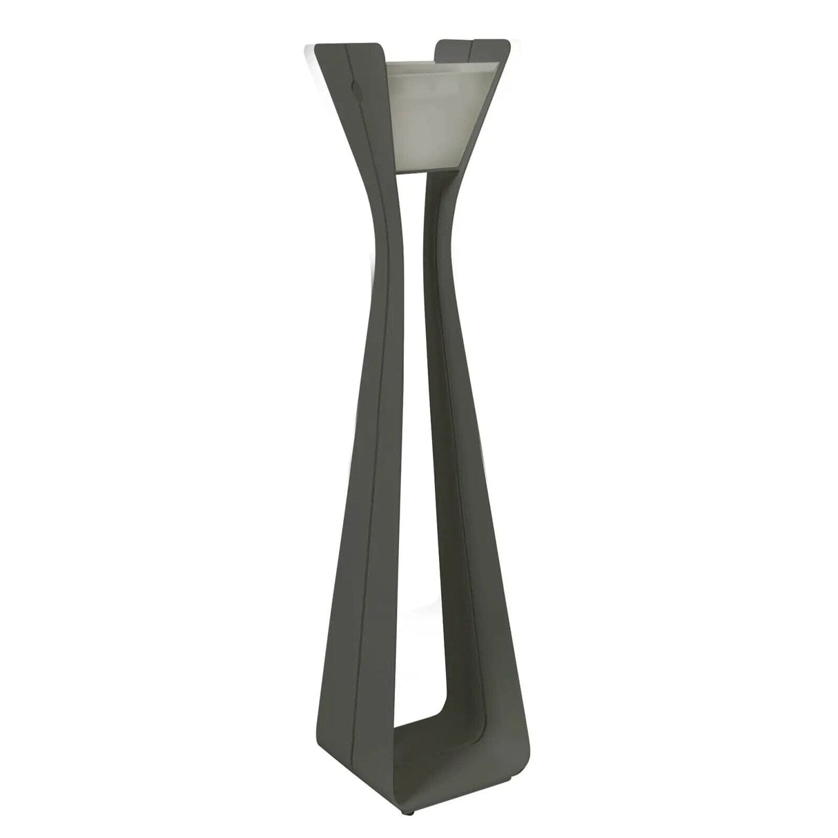 Les Jardins Osmoz Lampe solaire grand modèle Gris espace