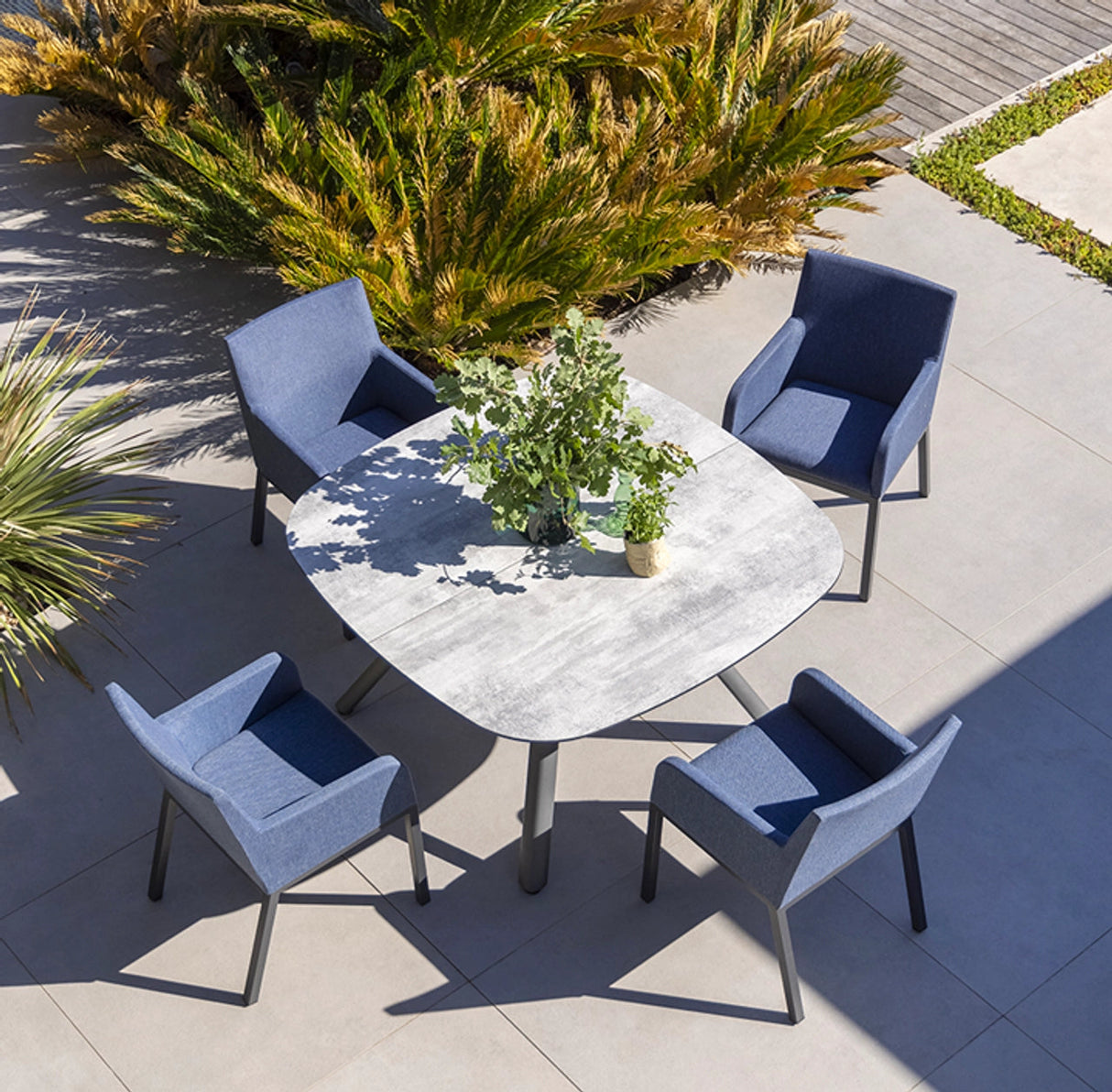 Les Jardins Sagamore Table carréee extensible 135/195x135cm