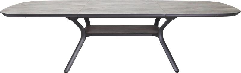 Les Jardins Sagamore Table extensible 200/300x120cm Piètement Gris espace