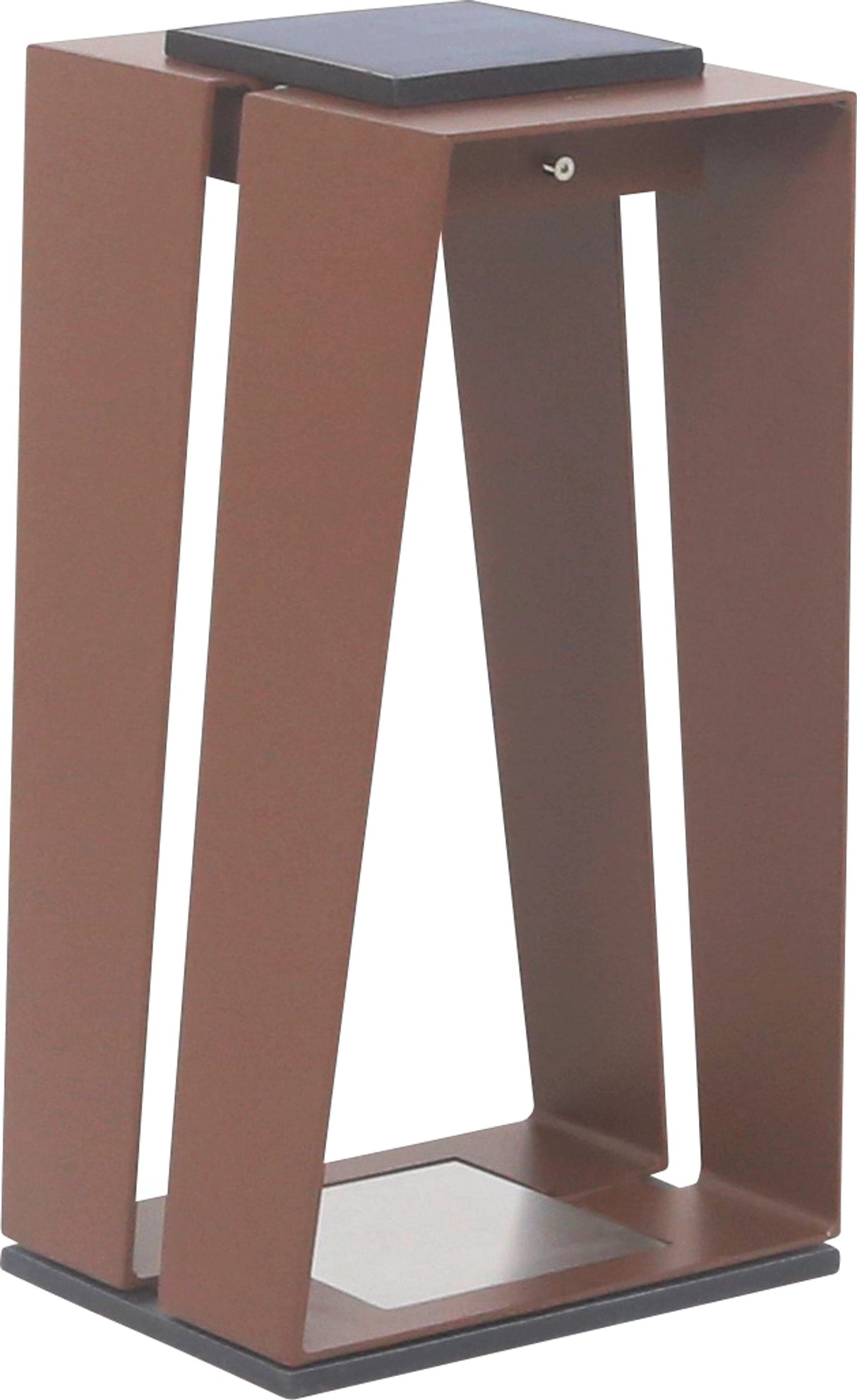 Les Jardins Skaal Lanterne petit modèle Alu Corten