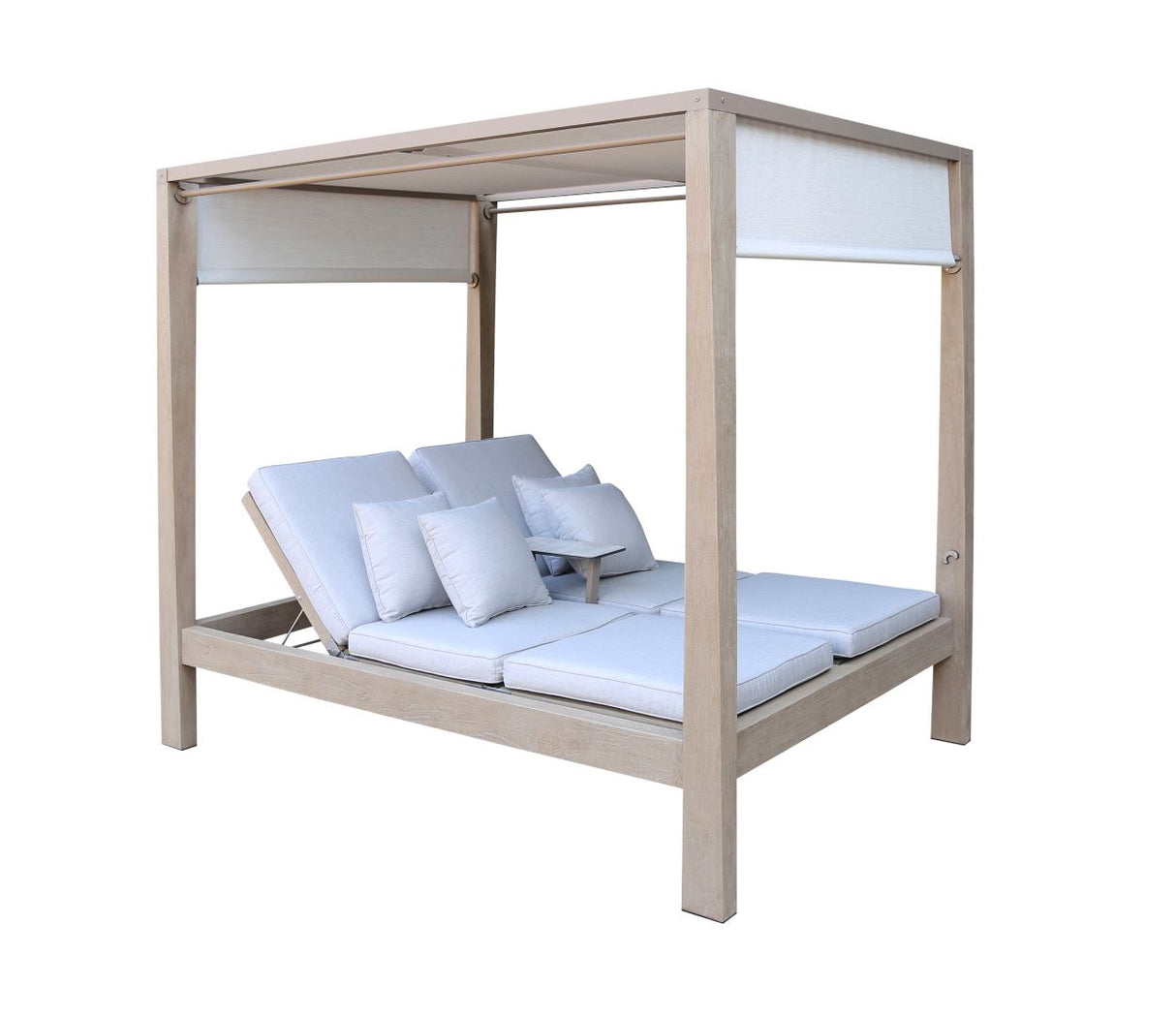 Les Jardins Skaal Lits Kiosque Duratek - Gris chiné