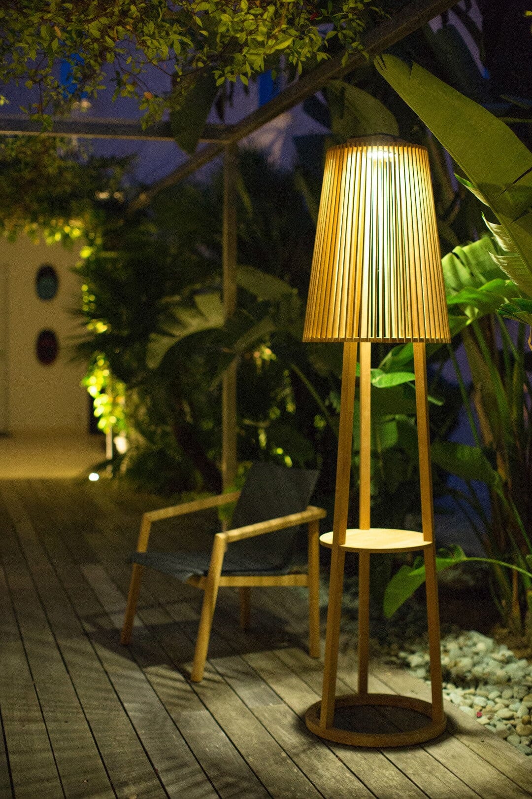 Les Jardins Tecka Lampadaire solaire
