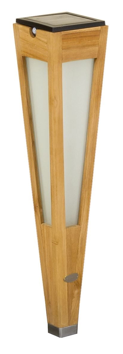 Les Jardins Tecka Torche petit modèle Teck naturel