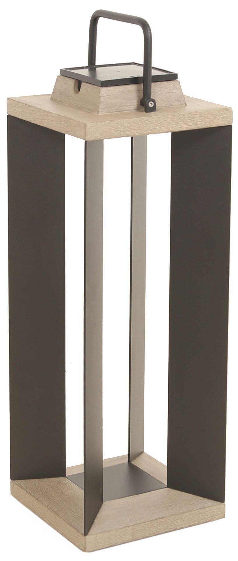 Les Jardins Teckalu Lanterne grand modèle Teck Duratek / Noir