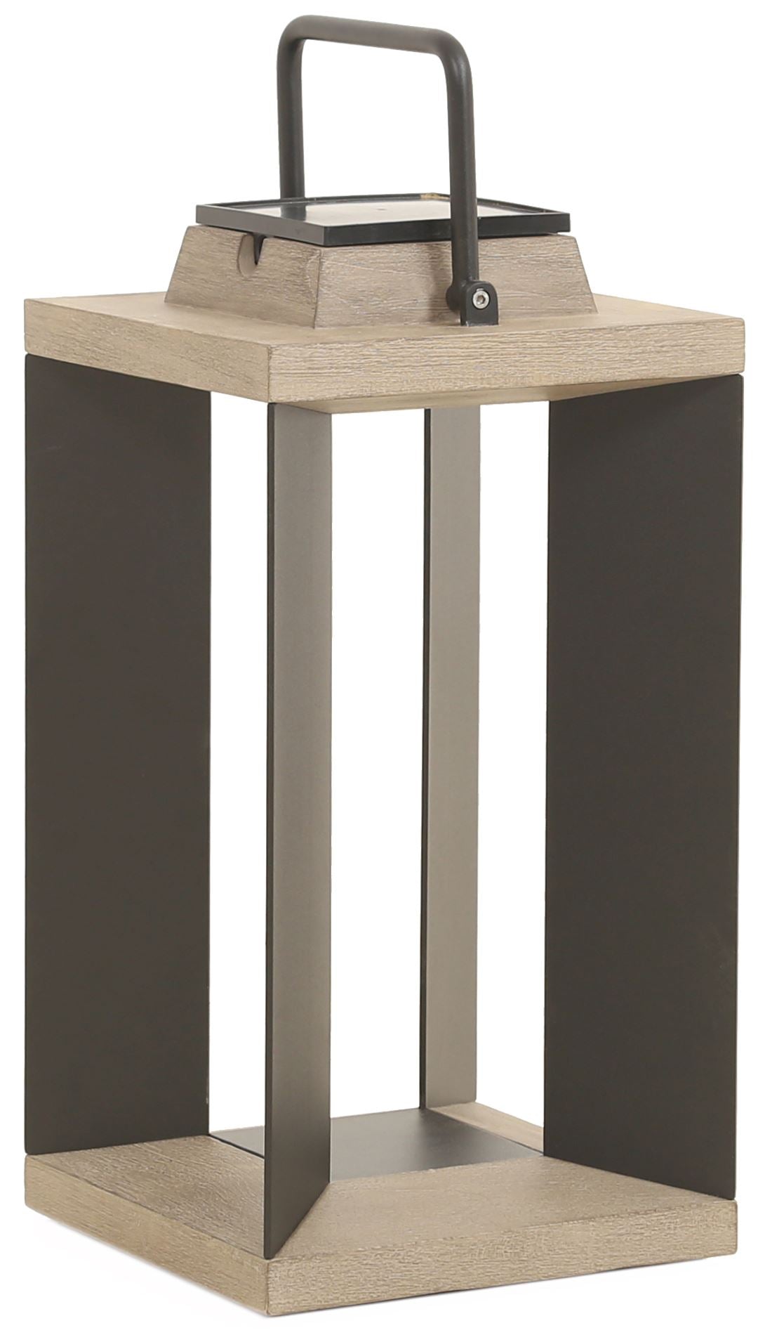 Les Jardins Teckalu Lanterne moyen modèle Teck Duratek / Noir