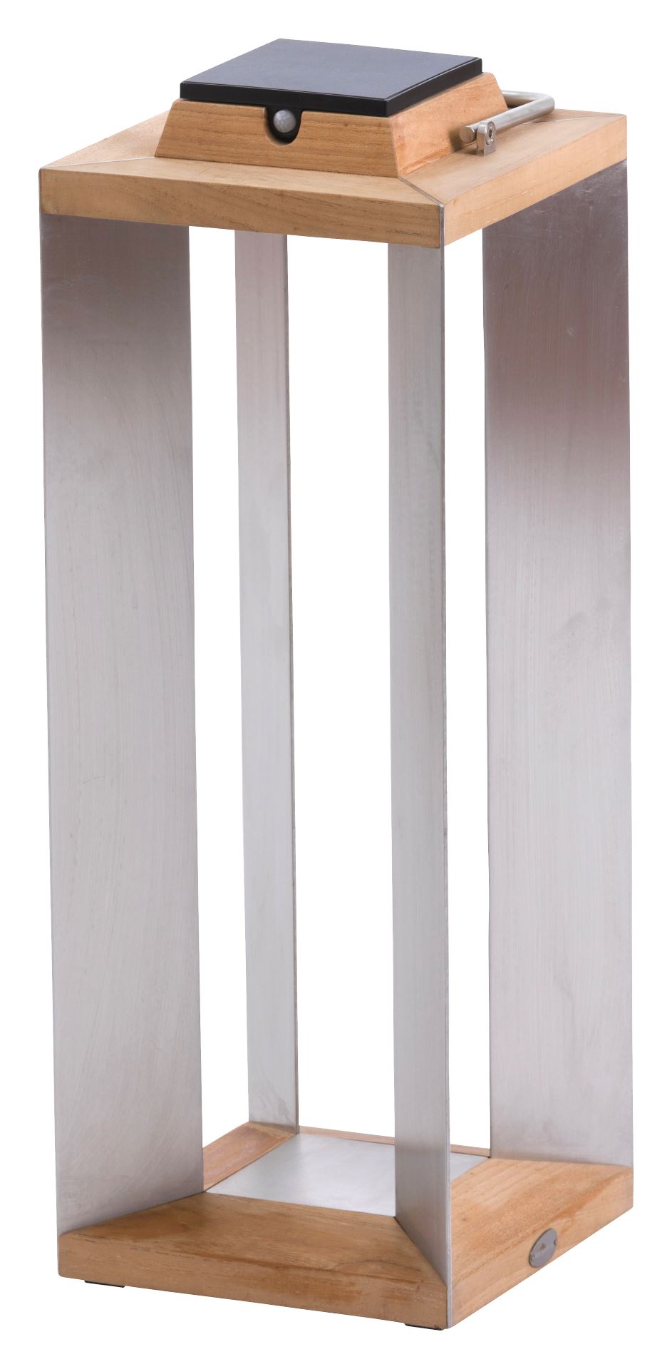 Les Jardins Teckinox Lanterne grand modèle Teck naturel et Inox