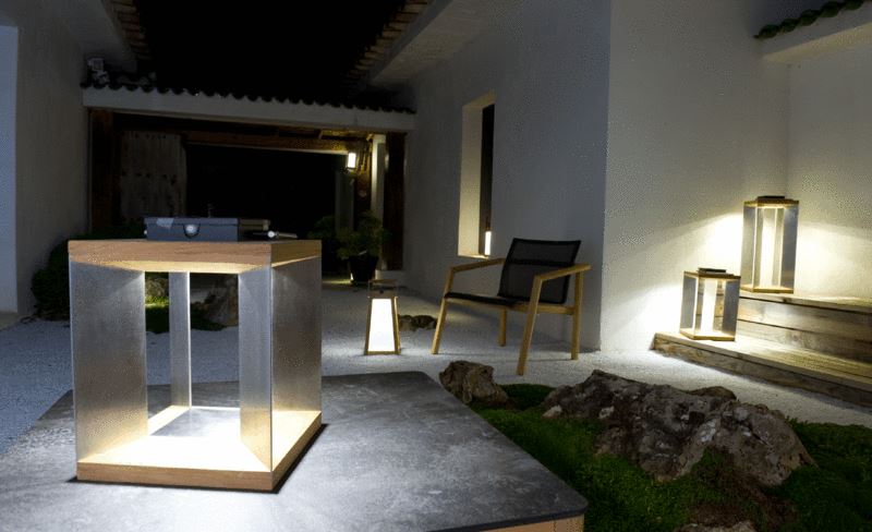 Les Jardins Teckinox Lanterne petit modèle