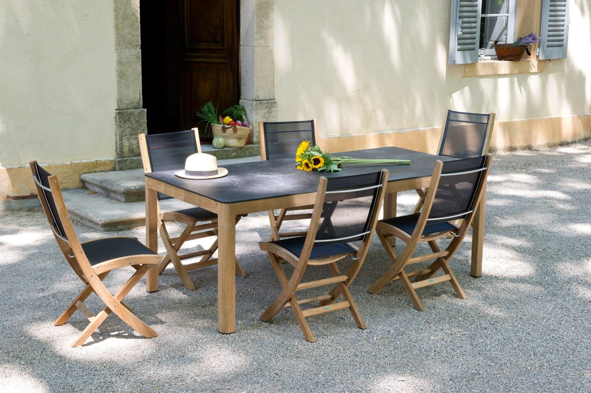 Les Jardins Tekura Table repas 200x95cm