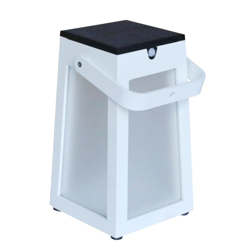 Les Jardins Tinka Lanterne solaire 300 Aluminium Blanc