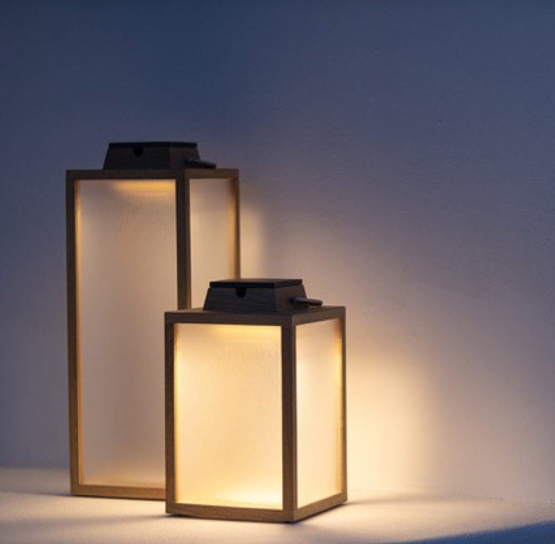 Les Jardins Tradition Lanterne teck grand modèle