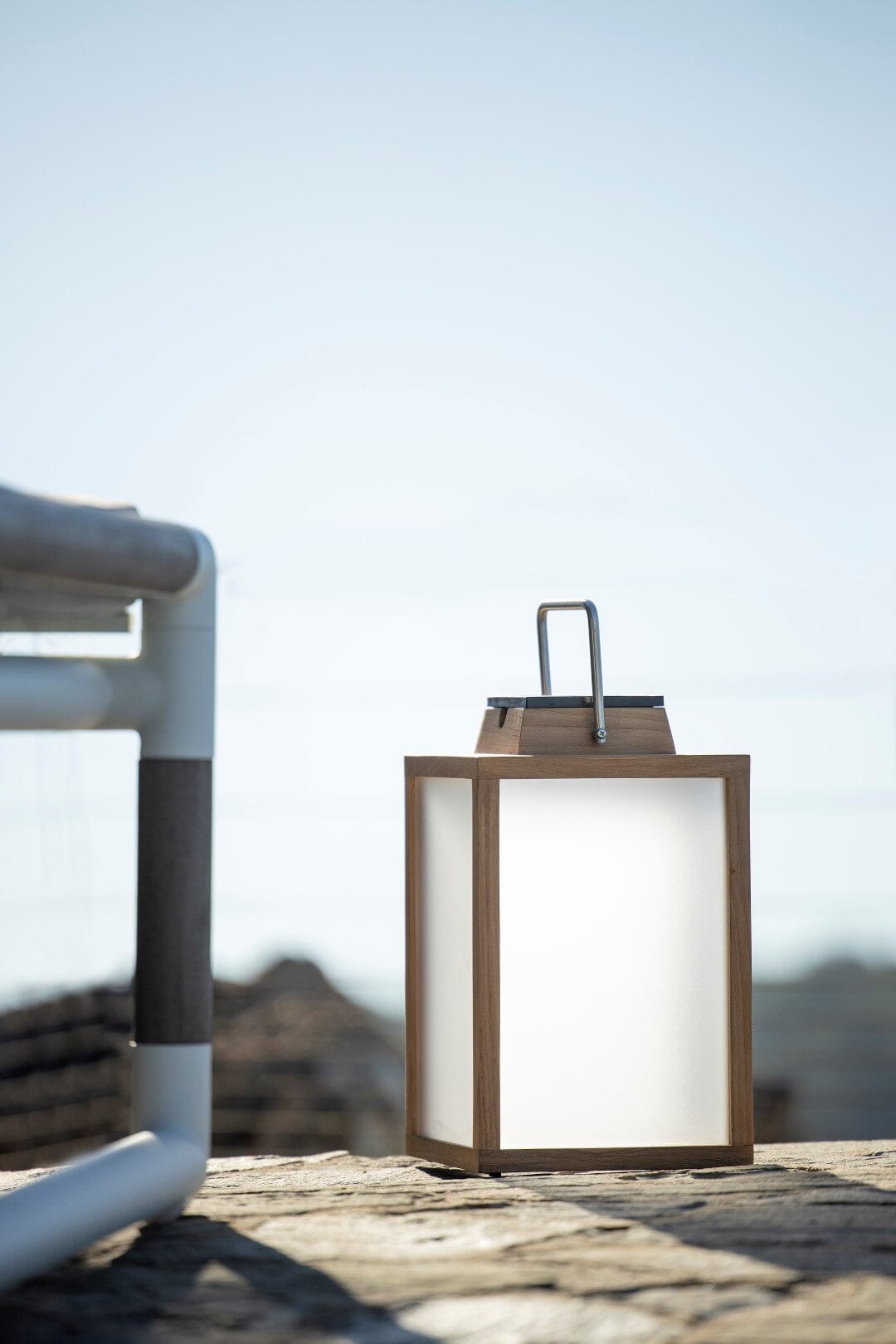 Les Jardins Tradition Lanterne teck petit modèle