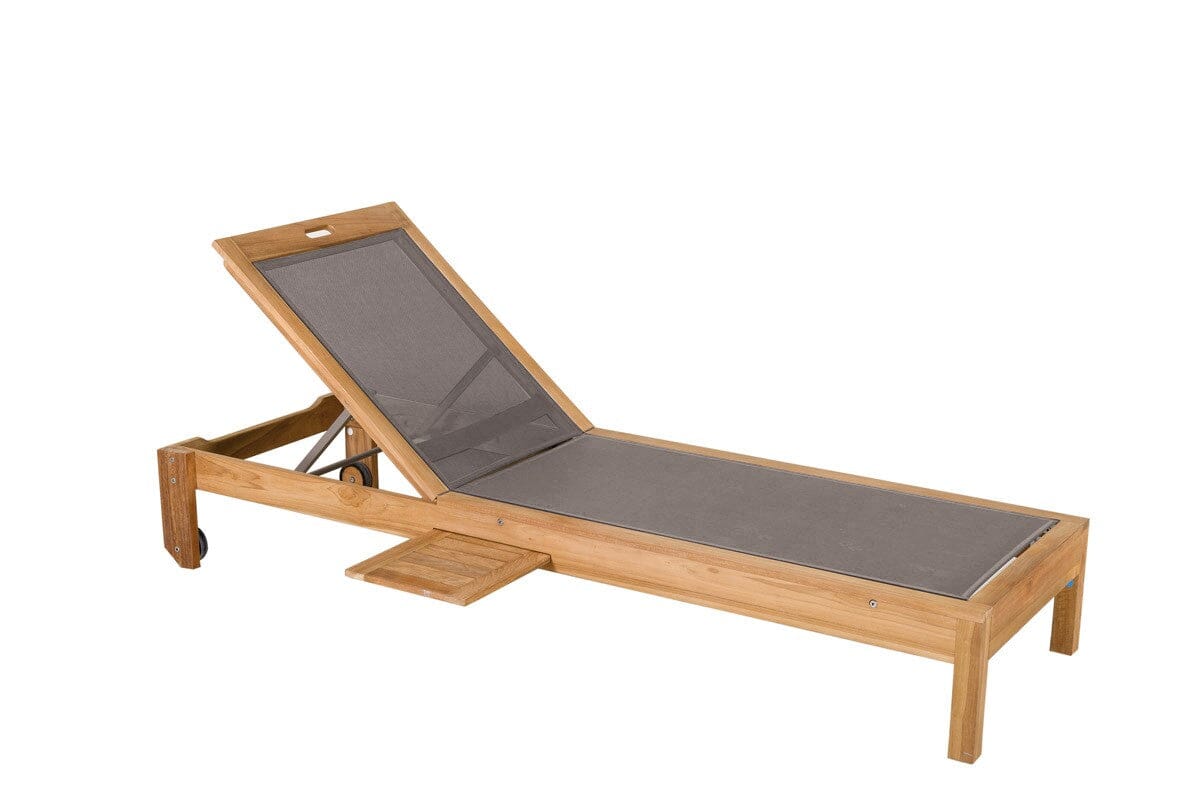 Les Jardins Valteck Bain de soleil avec toile Toile Taupe