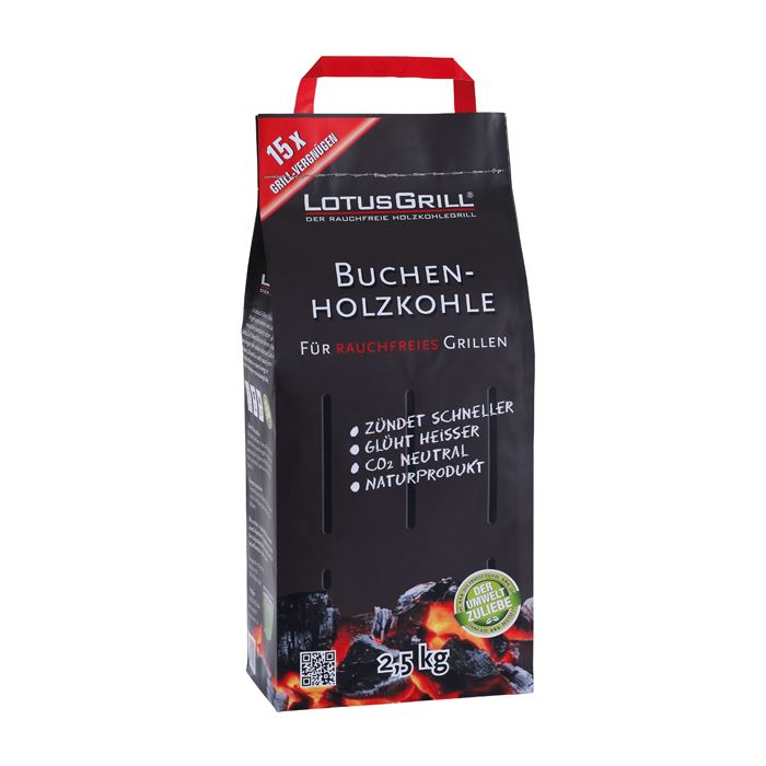 LotusGrill Charbon de bois 2.5kg