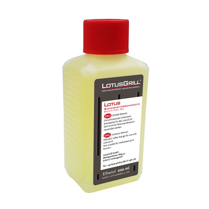 LotusGrill Gel combustible Bio-éthanol d'allumage 200ml