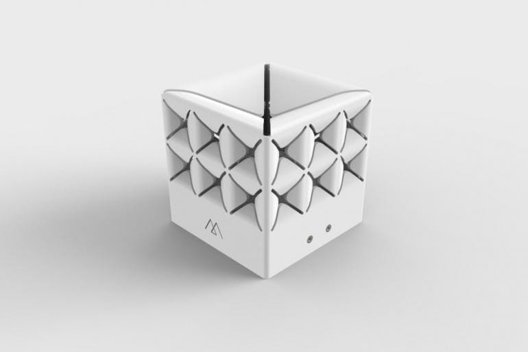 Maiori La Lampe Popup lampe solaire sans fil hybride bluetooth Blanc