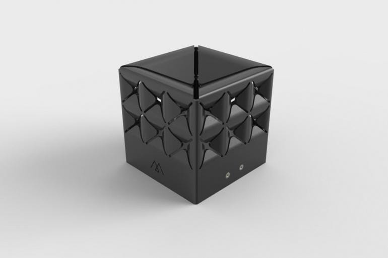 Maiori La Lampe Popup lampe solaire sans fil hybride bluetooth Charbon