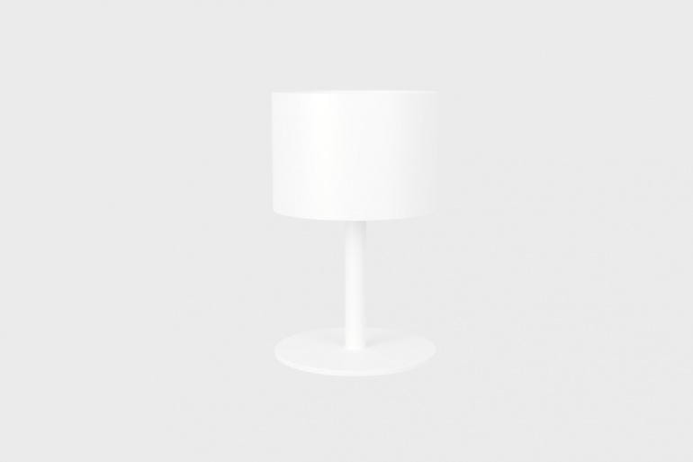 Maiori La Lampe Pose 01 lampe solaire sans fil hybride bluetooth Blanc
