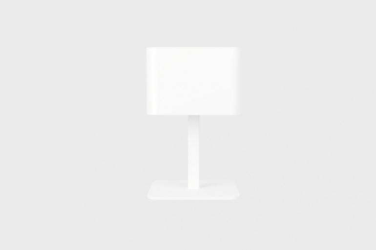 Maiori La Lampe Pose 02 lampe solaire sans fil hybride bluetooth Blanc