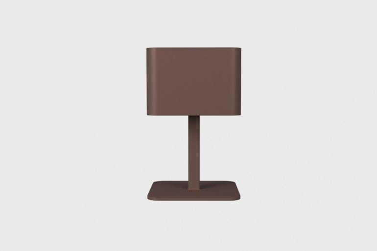 Maiori La Lampe Pose 02 lampe solaire sans fil hybride bluetooth Café