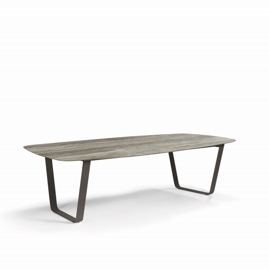 Manutti Air Table 264x118cm Hauteur: 75cm Lava WF10 Céramique Travertin 12mm (5K54)