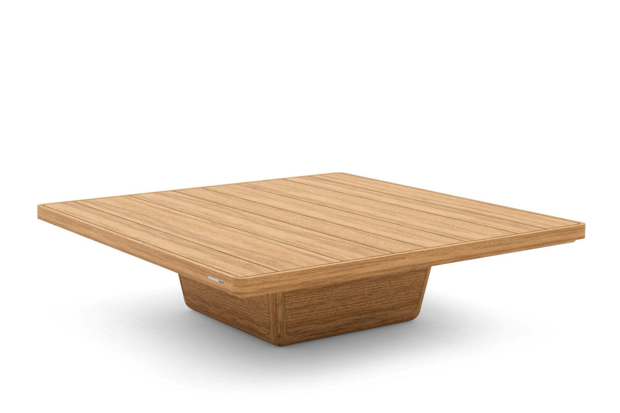 Manutti Cobi Coffee Table 113x113cm Hauteur: 30cm Teak brushed
