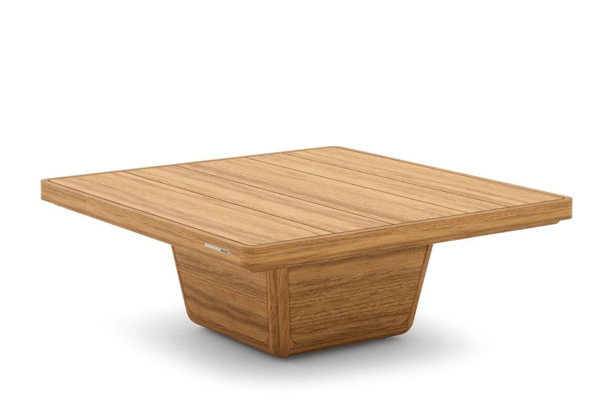 Manutti Cobi Coffee Table 79x79cm Hauteur: 30cm Teak brushed