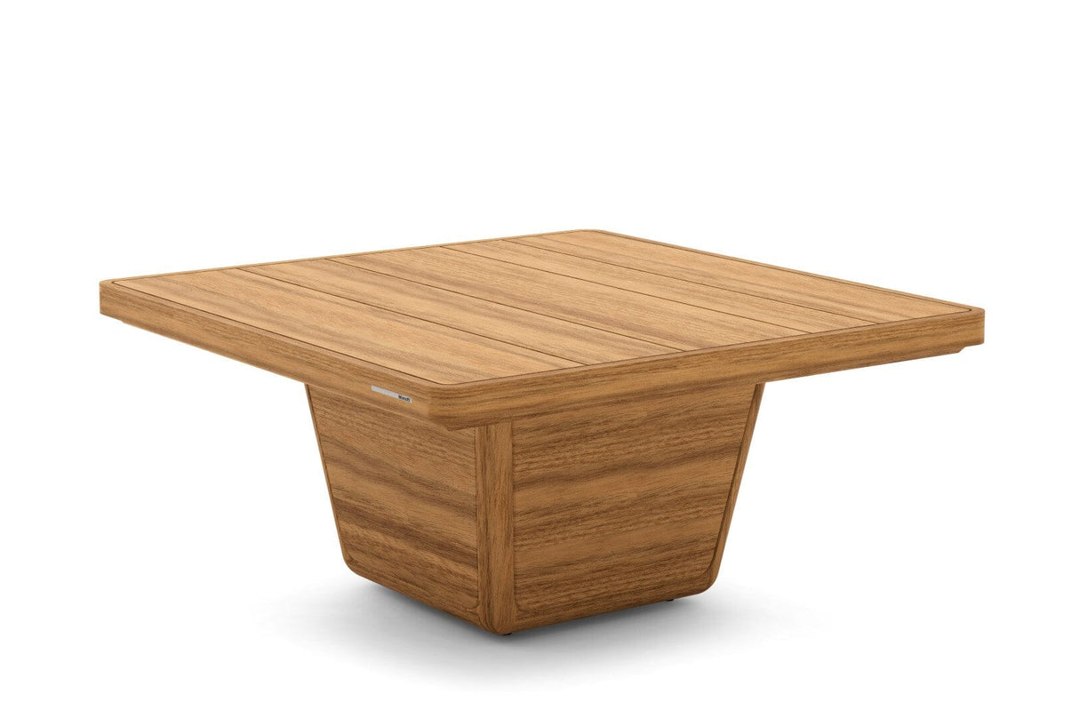 Manutti Cobi Coffee Table 79x79cm Hauteur: 37cm Teak brushed