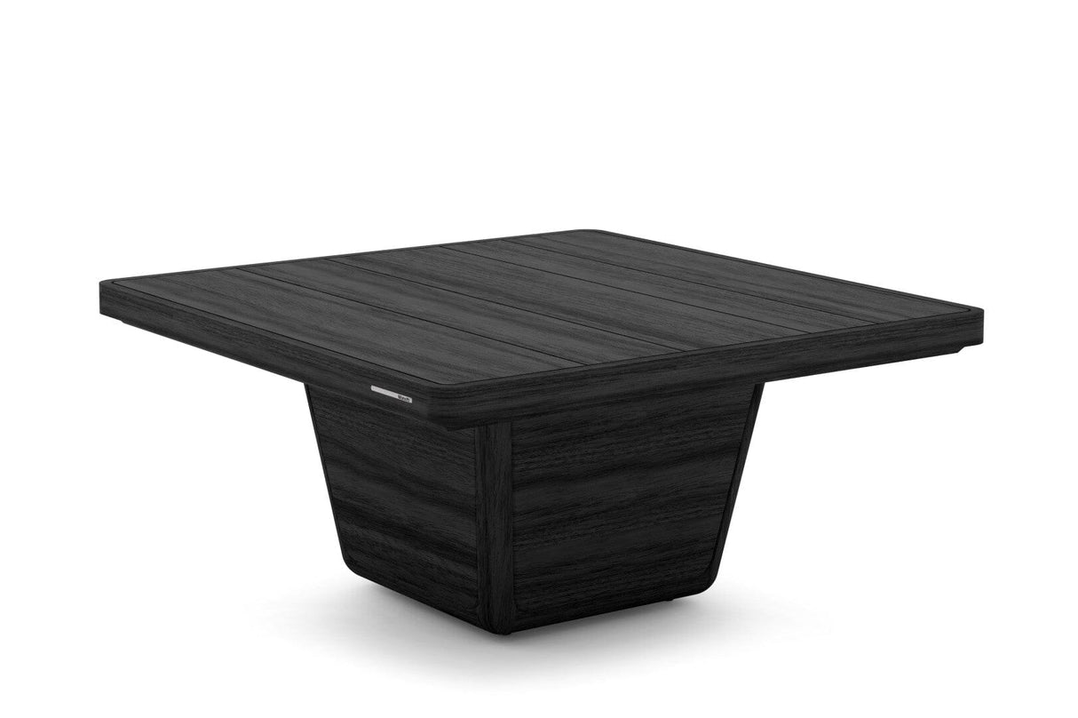 Manutti Cobi Coffee Table 79x79cm Hauteur: 37cm Teak scuro