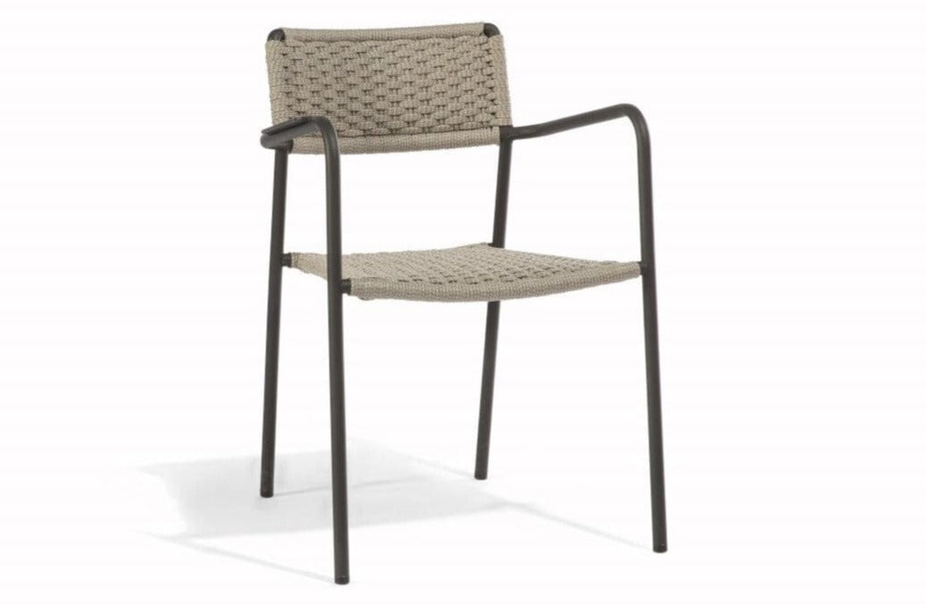 Manutti Echo Fauteuil repas Lava AF10 - Rope Bronze 11mm (2R01)