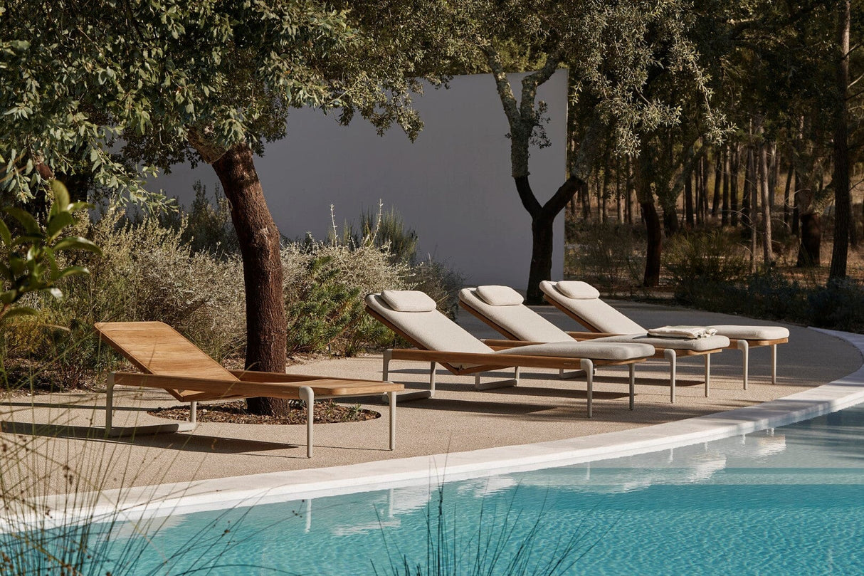 Manutti Flex Chaise longue, coussins en sus