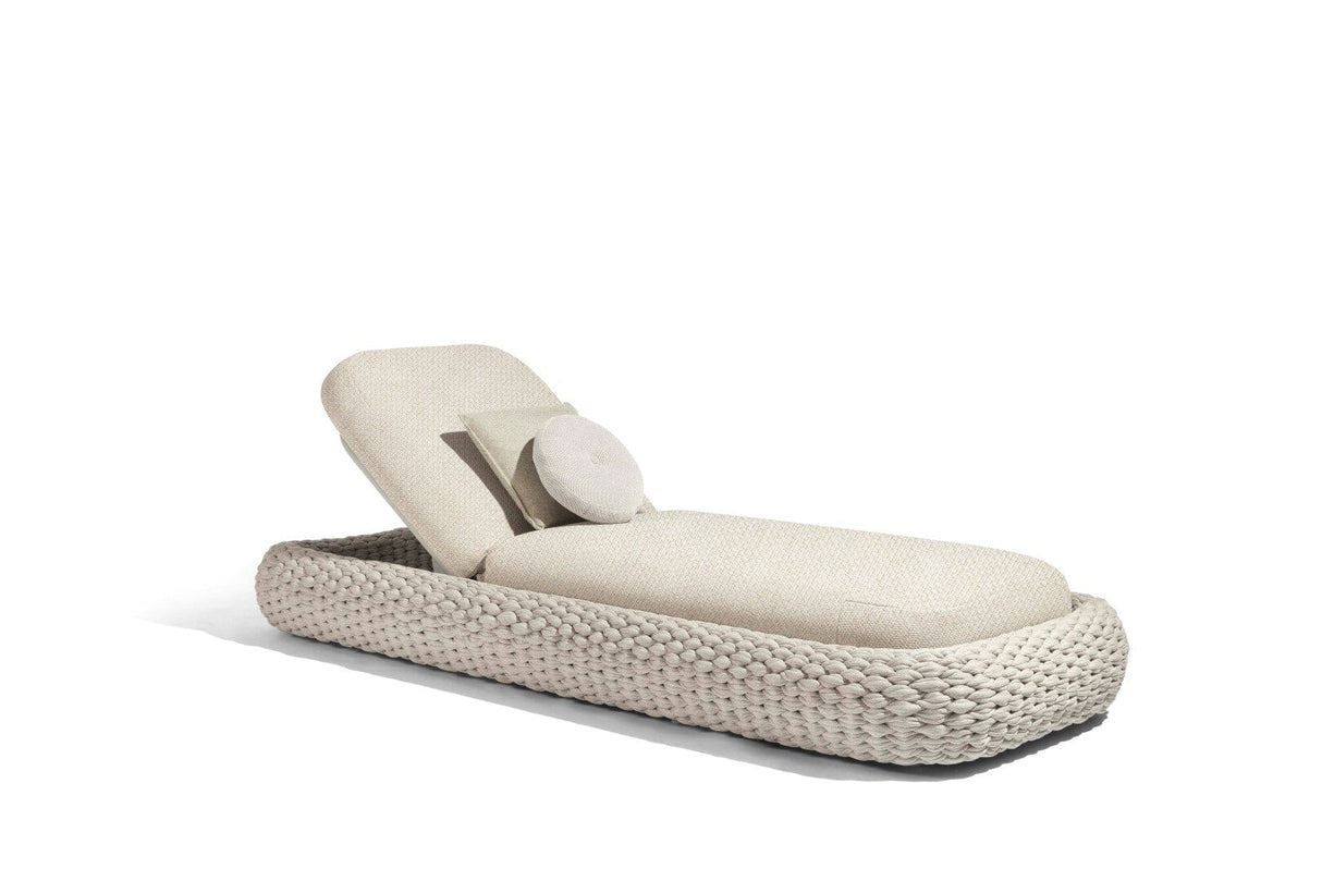 Manutti Kobo Lounger, coussins en sus Rope Pepper 45mm (4R04)