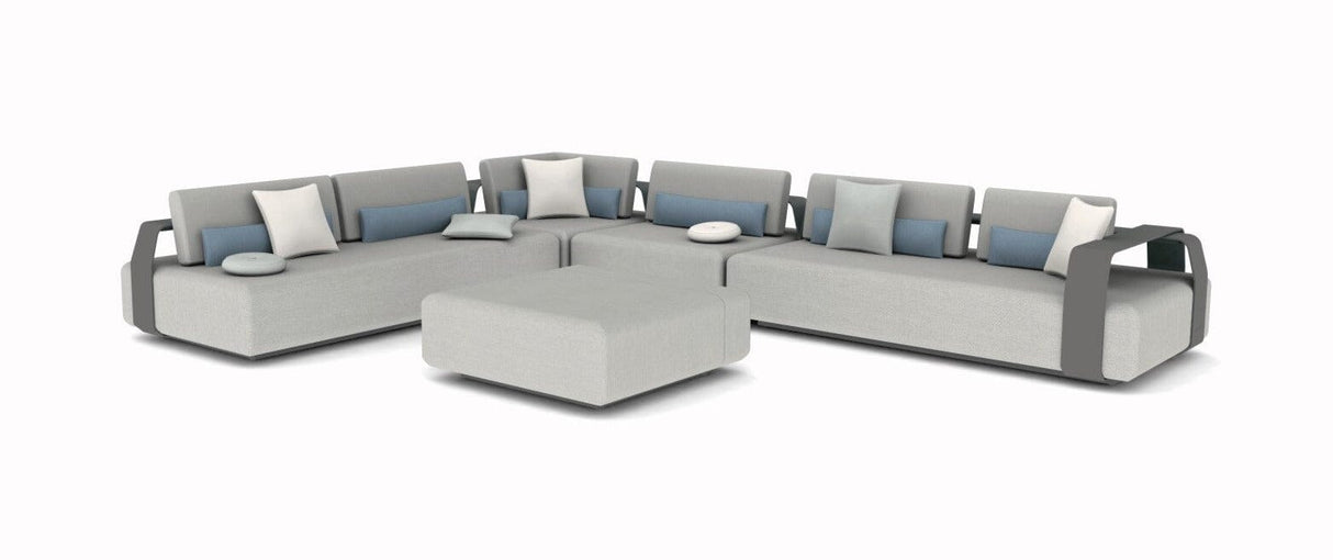 Manutti Kumo Concept 2, coussins en sus Lava AF10