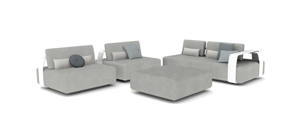 Manutti Kumo Concept 3, coussins en sus White AF08